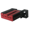 6Pin Black Wire Harness Connector with Terminals Side Latch Automotive Connector 2272431-1
