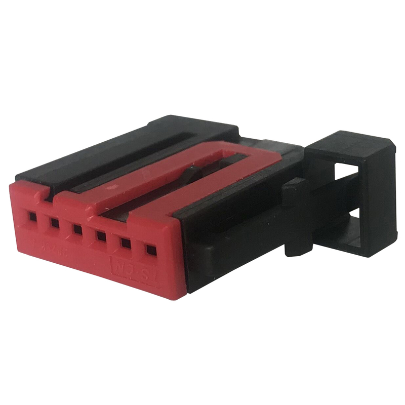 6Pin Black Wire Harness Connector with Terminals Side Latch Automotive Connector 2272431-1