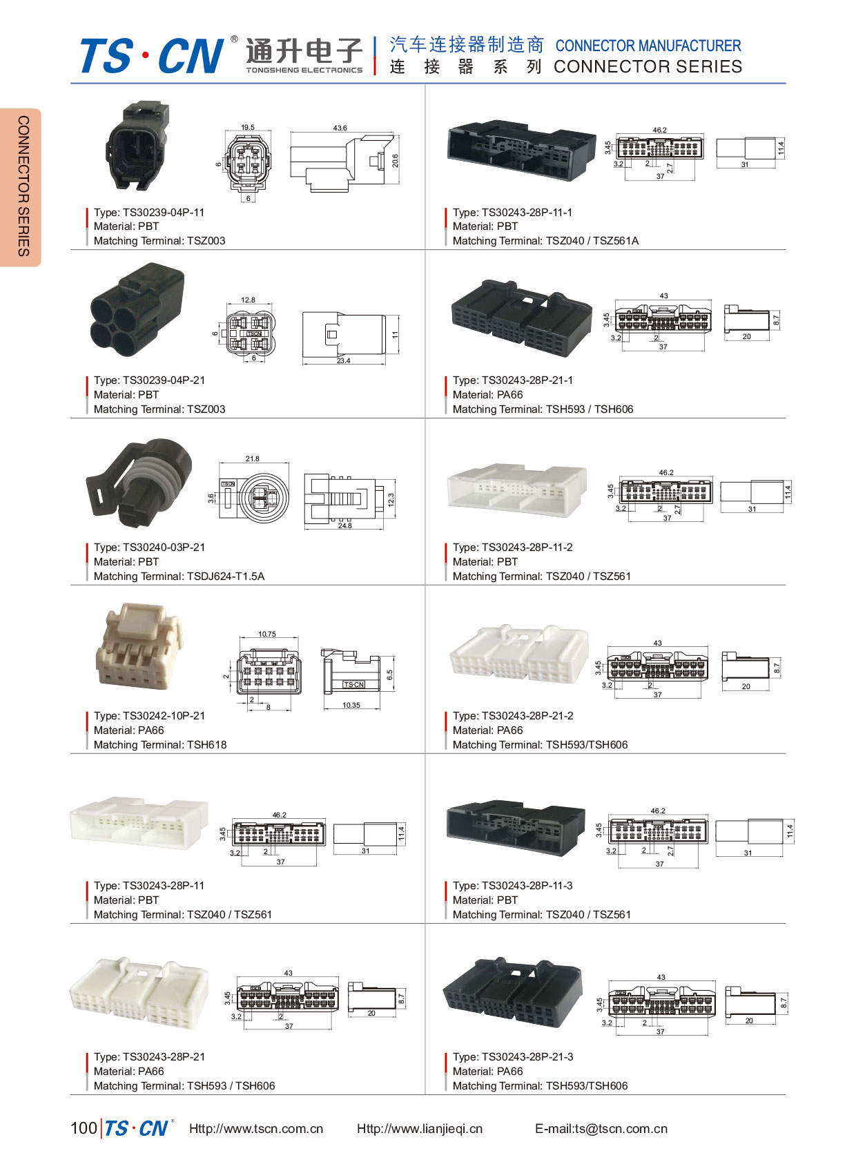 2188225 SERIES TE 020-060 28P Plug Assy