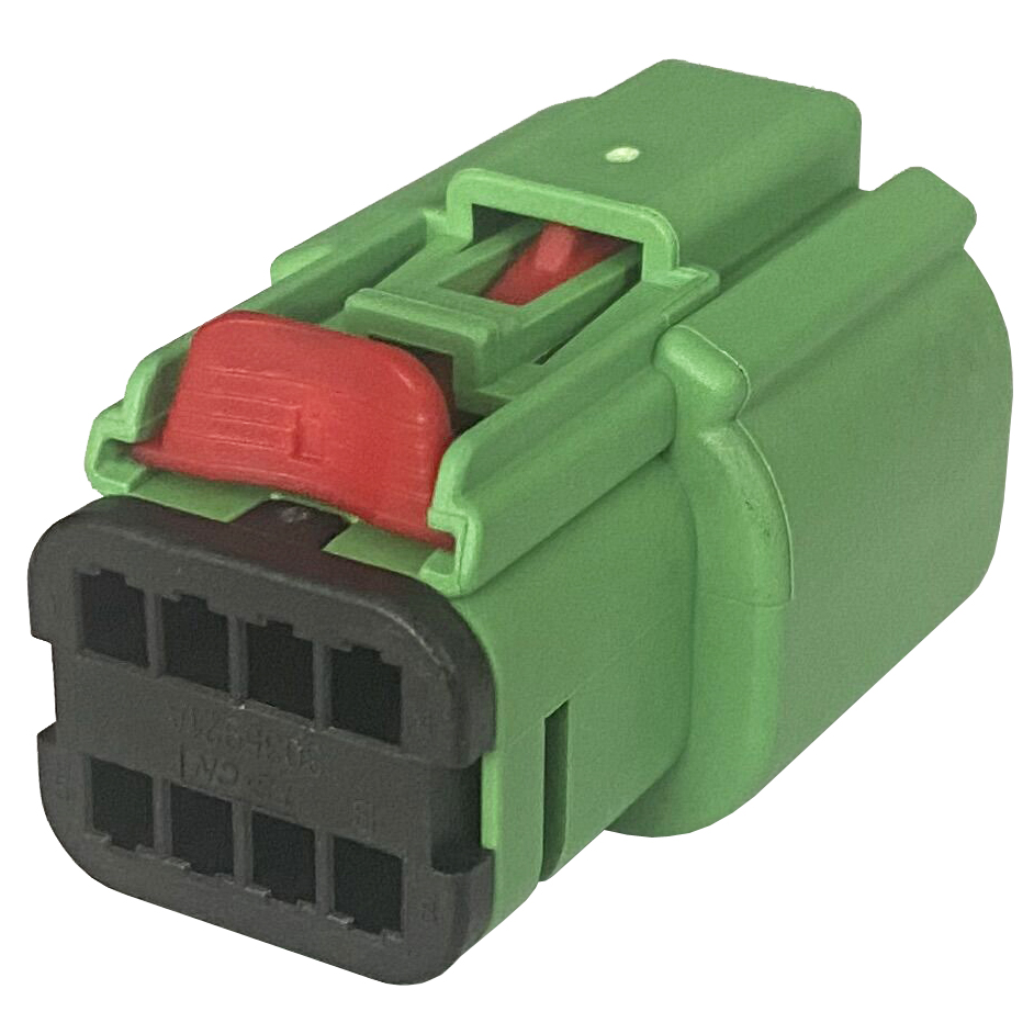 8Pin Female Green Car Aftermarket Stereo Audio Connector 33472-0804