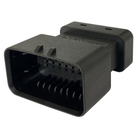 23Pin Black TE AMPSEAL Connector Wire-to-Wire Connector 