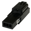 3Pin 2.54mm Male Black Car Aftermarket Stereo Audio Connector 31067-1040