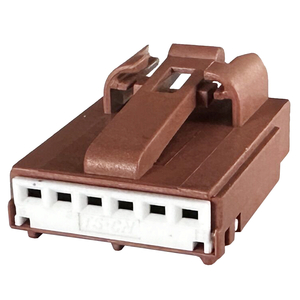 6Pin 2.54mm Female Brown Car Aftermarket Stereo Audio Connector 31073-1011