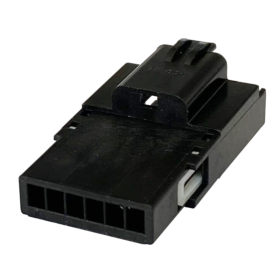 6Pin 2.54mm Male Black Car Aftermarket Stereo Audio Connector 31073-1040