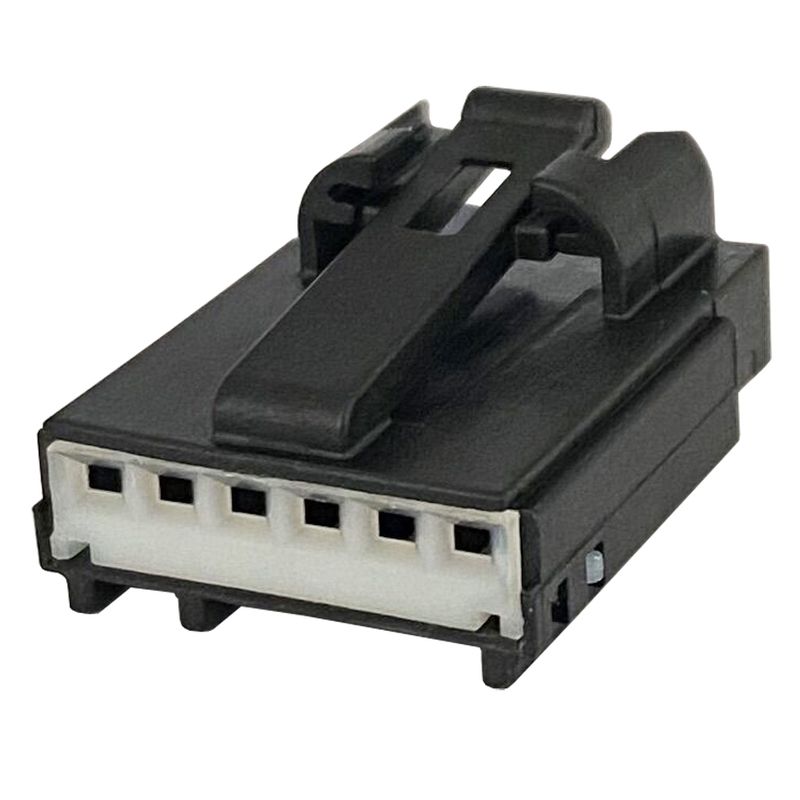 6Pin 2.54mm Female Black Car Aftermarket Stereo Audio Connector 31073-1010