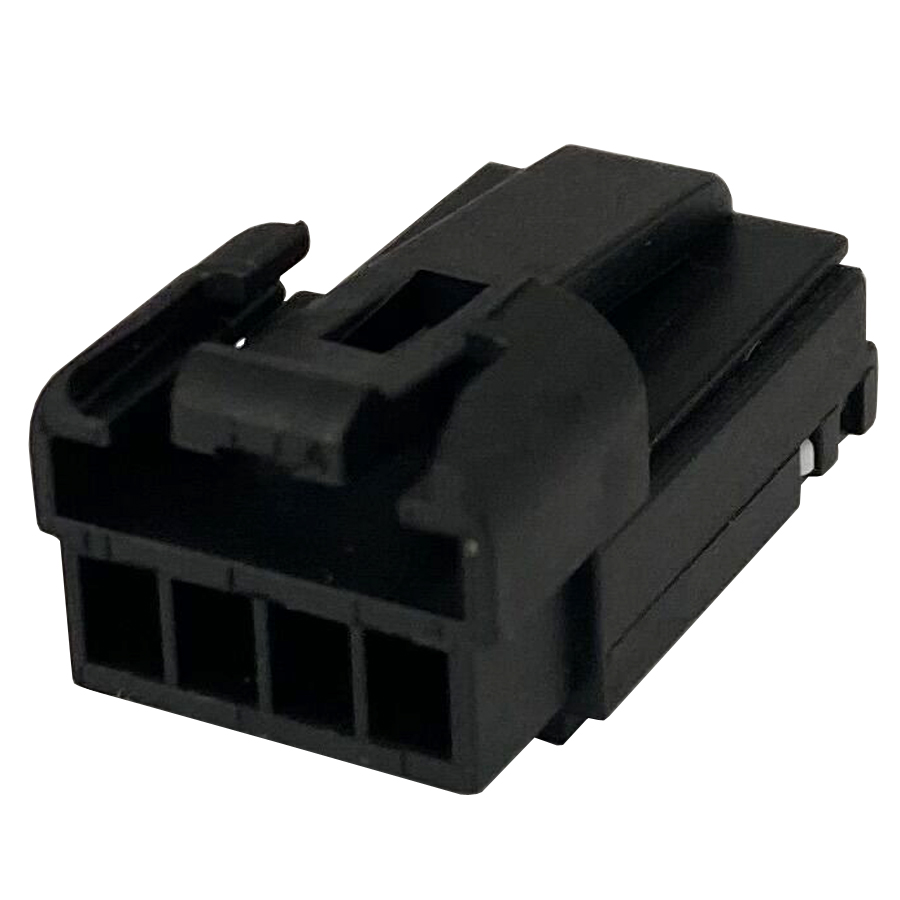 4Pin 2.54mm Female Black Car Aftermarket Stereo Audio Connector 31068-1010