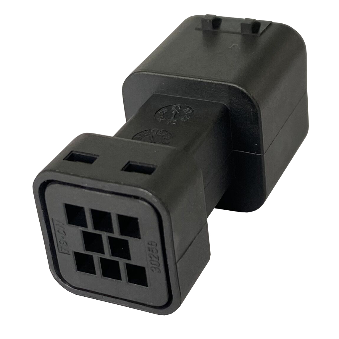 08Pin Black TE AMPSEAL Connector Wire-to-Wire Connector 