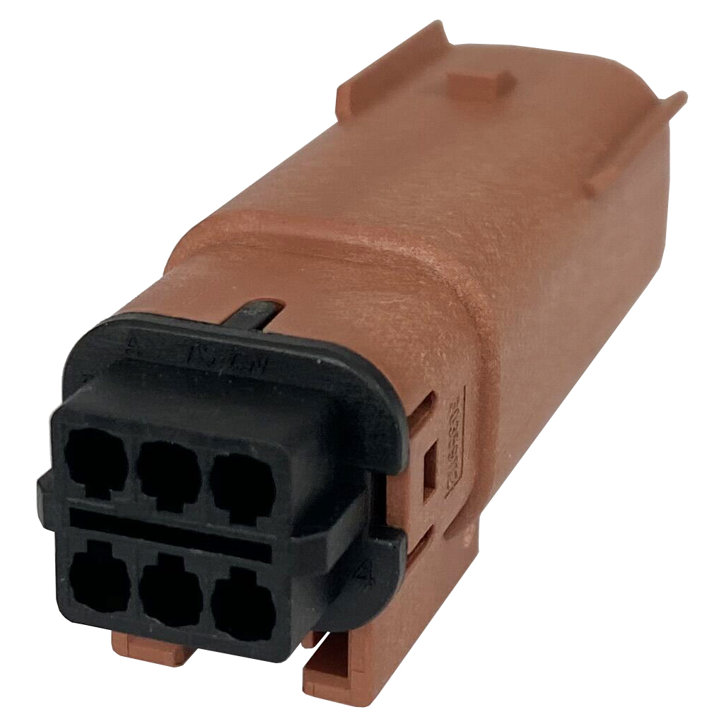 6Pin Male Brown Automotive MX150 Mat-Sealed Connector 33482-3603