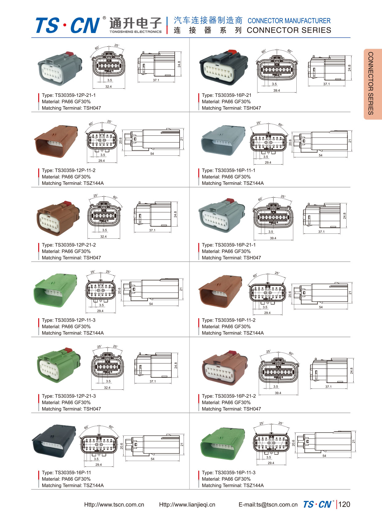 MX150 Mat-sealed receptacle housing