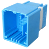 32Pin Male Blue Car Aftermarket Stereo Audio Connector 