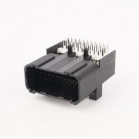  Right Angle Wire-to-Board 33 Position Fully Shrouded Tin (Sn) Through Hole Solder Sealable PCB Mount Header for Honda car